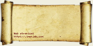 Hana Vićentić vizit kartica